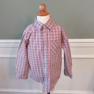 Check Plaid Button Down Shirt